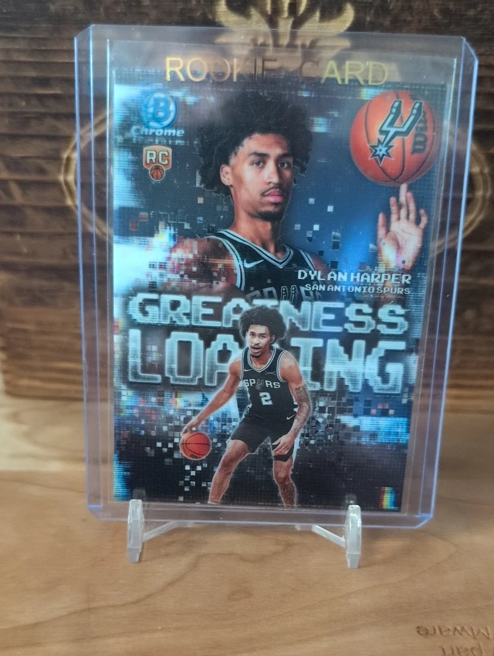 2025-26 Bowman Chrome Dylan Harper Greatness Loading Rookie Card Spurs